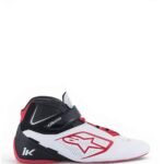 ALPINESTARS TECH-1 K V2 SHOES WHITE BLACK
