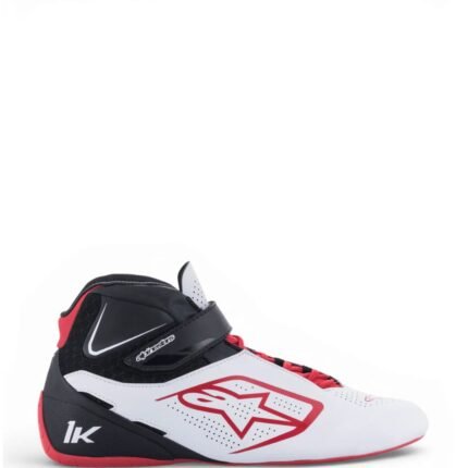 ALPINESTARS TECH-1 K V2 SHOES WHITE BLACK