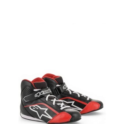 ALPINESTARS YOUTH TECH-1 K SHOES BLACK RED