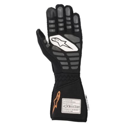 ALPINESTARS TECH-1 ZX V2 GLOVES BLACK ORANGE