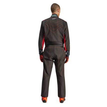 ALPINESTARS KMX-9 V3 SUIT BLACK RED FLUO