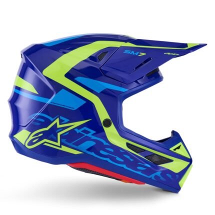 ALPINESTARS S-M7 DEED HELMET ECE06/DOT BLUE