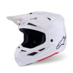 ALPINESTARS S-M7 SOLID HELMET ECE06/DOT WHITE