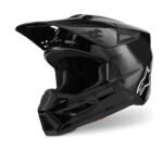 ALPINESTARS SM3 SOLID HELMET ECE06/DOT BLACK GLOSSY