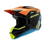 ALPINESTARS SM3 YOUTH FRAY HELMET ECE06/DOT BLACK ORANGE