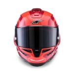 ALPINESTARS SUPERTECH R10 ARIUS HELMET ECE06 DOT DOUBLE RED GLOSSY