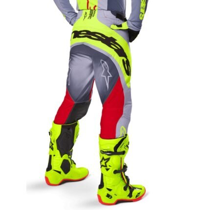 ALPINESTARS 2025 TECHSTAR MELT PANTS BRIGHT RED GRAY