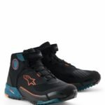 ALPINESTARS CR-X DRYSTAR RIDING SHOES BLACK PETROL