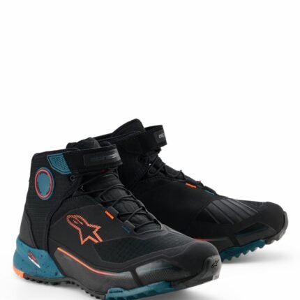 ALPINESTARS CR-X DRYSTAR RIDING SHOES BLACK PETROL