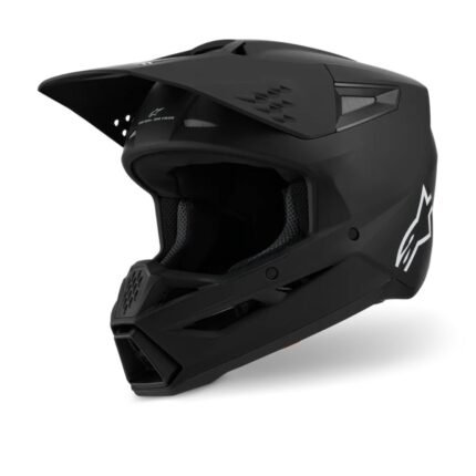 ALPINESTARS SM3 SOLID HELMET ECE06/DOT BLACK