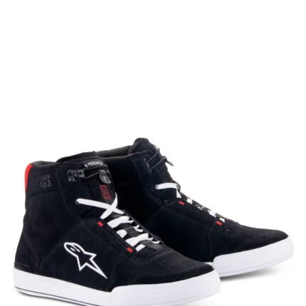 ALPINESTARS CHROME SHOES BLACK WHITE