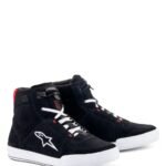 ALPINESTARS CHROME SHOES BLACK WHITE