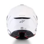 ALPINESTARS S-R7 SOLID HELMET ECE06/DOT WHITE GLOSSY