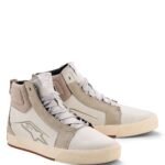 ALPINESTARS RIDE 63 LEATHER SHOES OFF WHITE COOL GREY