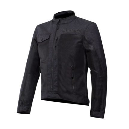 DAINESE ALFAMA AIR TEX MOTORCYCLE JACKET DARK GREY/BLACK