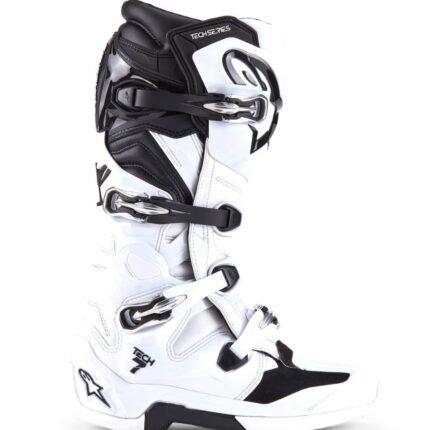 ALPINESTARS TECH 7 BOOTS WHITE BLACK