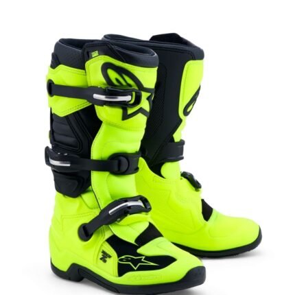 ALPINESTARS YOUTH TECH 7S BOOTS YELLOW FLUO