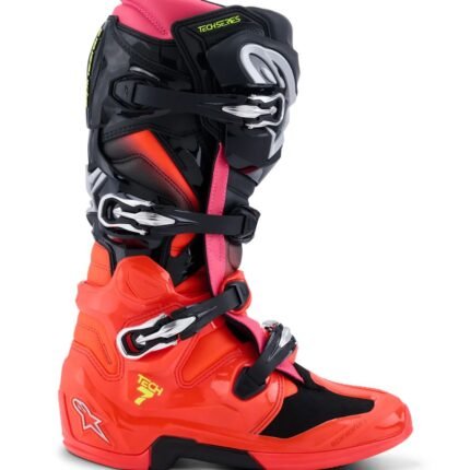 ALPINESTARS TECH 7 BOOTS RED BLACK