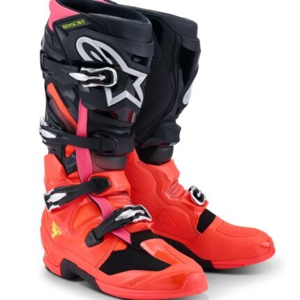 ALPINESTARS TECH 7 BOOTS RED BLACK