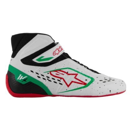 ALPINESTARS TECH-1 KX V3 SHOES WHITE GREEN