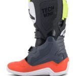 ALPINESTARS YOUTH TECH 7S BOOTS RED FLUORESCENT