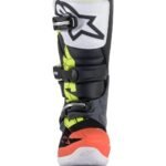 ALPINESTARS YOUTH TECH 7S BOOTS RED FLUORESCENT