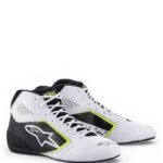 ALPINESTARS TECH-1 K START V2 SHOES WHITE BLACK