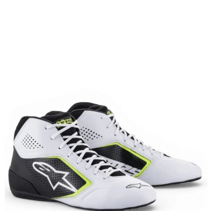 ALPINESTARS TECH-1 K START V2 SHOES WHITE BLACK