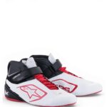 ALPINESTARS TECH-1 K V2 SHOES WHITE BLACK