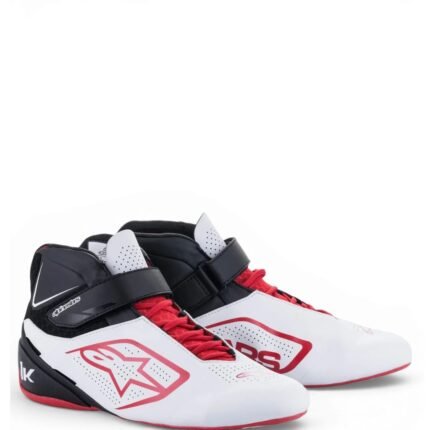 ALPINESTARS TECH-1 K V2 SHOES WHITE BLACK