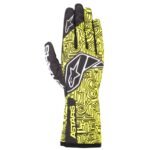 ALPINESTARS TECH-1 K RACE V2 VERTICAL GLOVES YELLOW