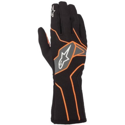 ALPINESTARS TECH-1 K V2 GLOVES BLACK ORANGE