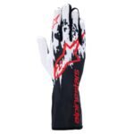 ALPINESTARS TECH-1 K V3 GLOVES BLACK WHITE