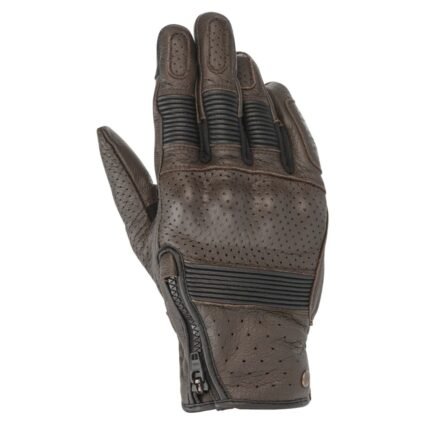 ALPINESTARS RAYBURN V2 LEATHER GLOVES BROWN