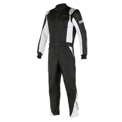 ALPINESTARS ATOM SFI BOOTCUT SUIT BLACK SILVER