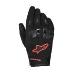 ALPINESTARS SP X Z WP GLOVES BLACK-RED FLUO