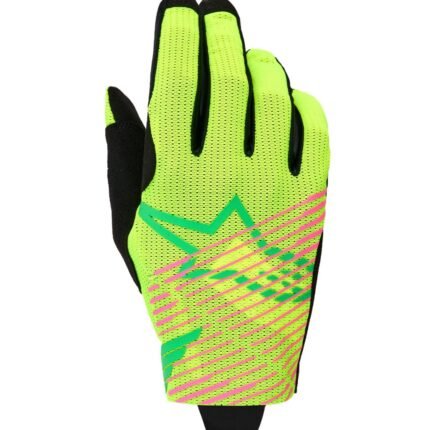 ALPINESTARS 2026 RADAR PRO GLOVES GREEN YELLOW