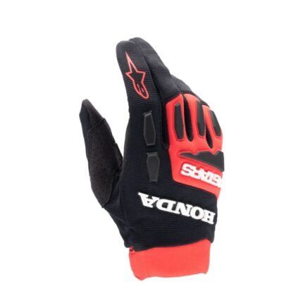 ALPINESTARS HONDA FULL BORE GLOVES BRIGHT RED BLACK