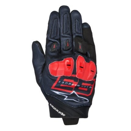 ALPINESTARS MM93 SPX 1 GLOVES BLACK BRIGHT RED