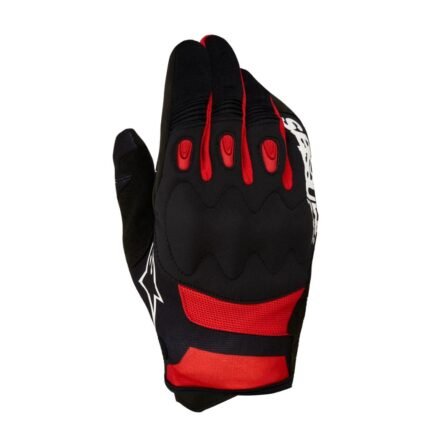 ALPINESTARS TECHDURA GLOVES BLACK BRIGHT RED