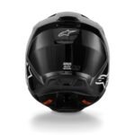 ALPINESTARS SM3 SOLID HELMET ECE06/DOT BLACK GLOSSY