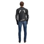 ALPINESTARS GP PLUS R V4 RIDEKNIT LEATHER JACKET BLACK