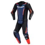 ALPINESTARS GP FORCE V2 LEATHER SUIT 2 PIECE BLACK BLUE