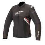 ALPINESTARS WOMEN STELLA T-GP PLUS R V3 AIR JACKET BLACK RED