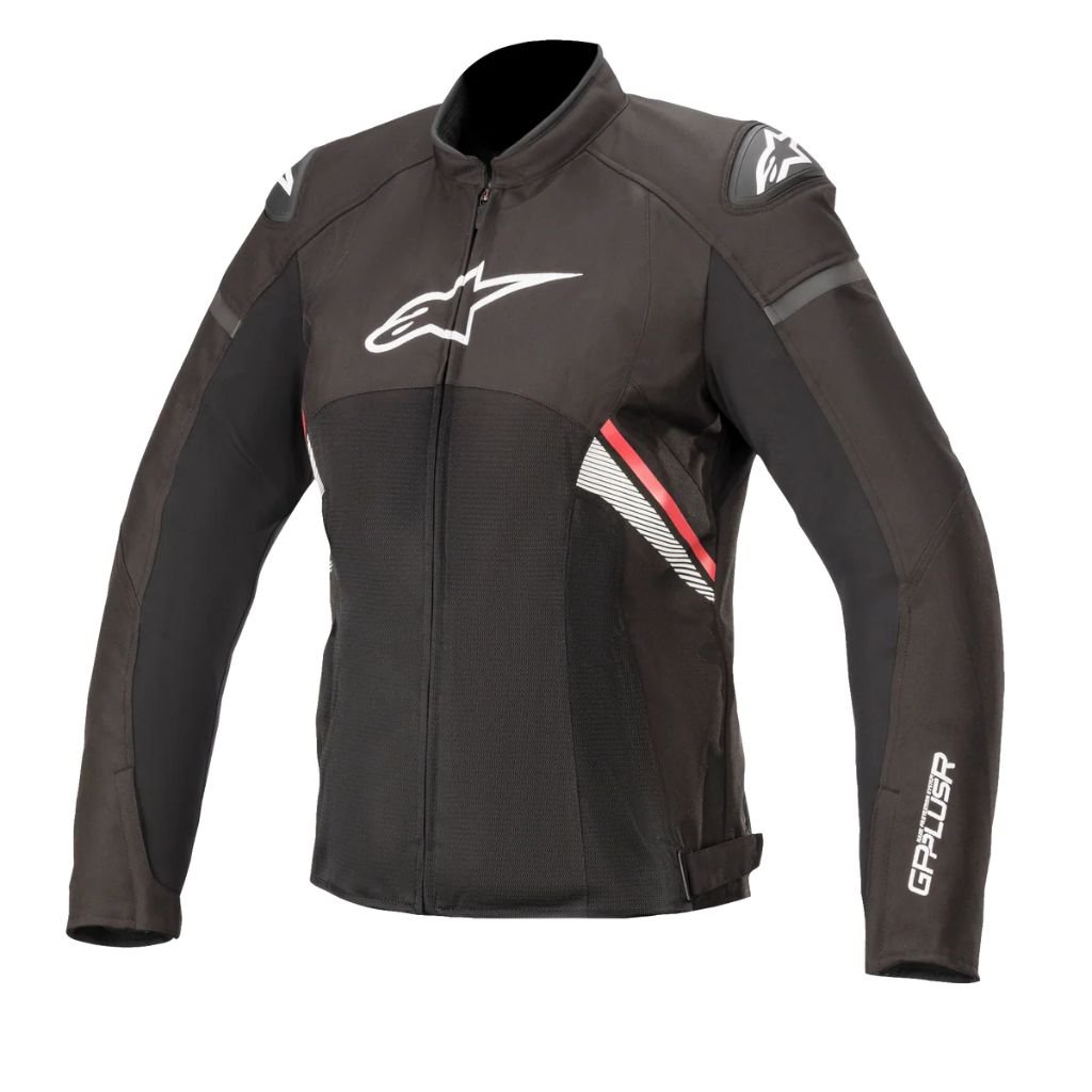 ALPINESTARS WOMEN STELLA T-GP PLUS R V3 AIR JACKET BLACK RED MOTORCYCLE RIDING GEAR ALPINESTARS WOMEN STELLA T-GP PLUS R V3 AIR JACKET BLACK RED