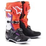 ALPINESTARS TECH 10 BOOTS BLACK RED FLUO