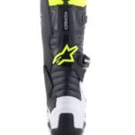 ALPINESTARS YOUTH TECH 7S BOOTS BLACK ENAMEL BLUE