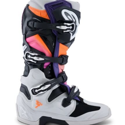 ALPINESTARS TECH 7 BOOTS BLACK LIGHT GRAY