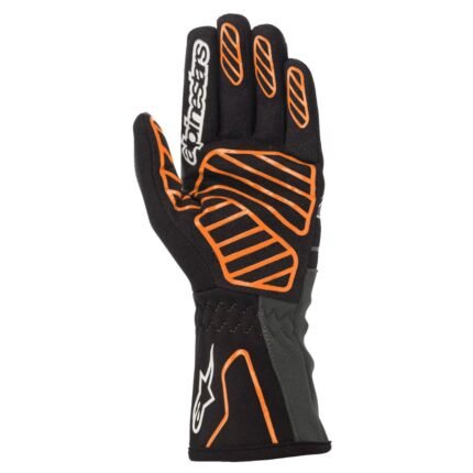 ALPINESTARS TECH-1 K V2 GLOVES BLACK ORANGE