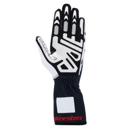 ALPINESTARS TECH-1 K V3 GLOVES BLACK WHITE